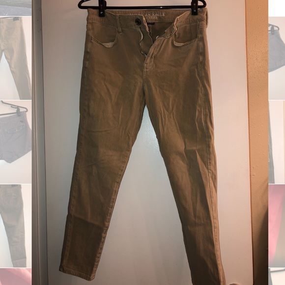 American Eagle Tan Jegging - Picture 1 of 2